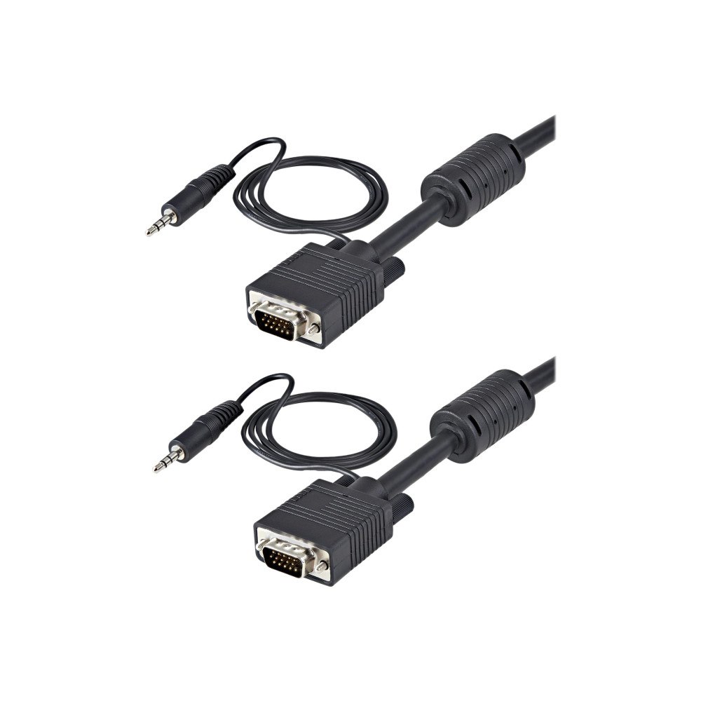 StarTech.com StarTech.com 5 m videokoaxialkabel med audio för VGA-skärm med hög upplösning HD15 M/M - VGA-kabel - 5 m