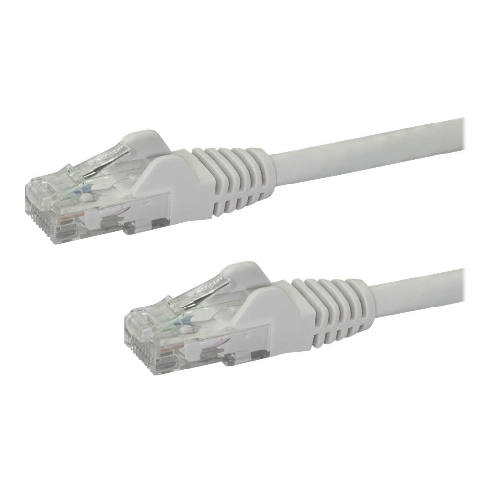 StarTech.com StarTech.com Cat6 patchkabel med hakfria RJ45-kontakter - 10 m, vit - patch-kabel - 10 m - vit