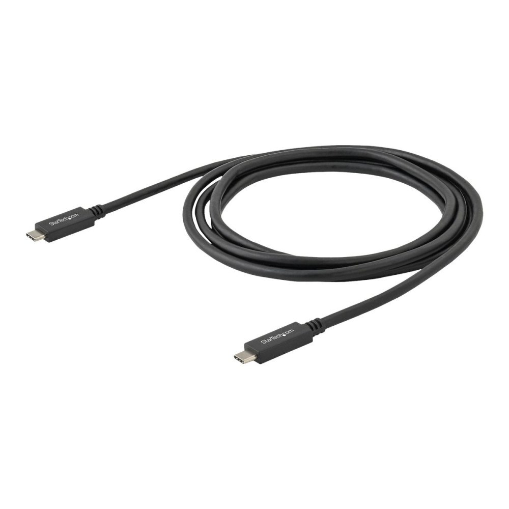 StarTech.com StarTech.com USB-C-kabel med Power Delivery (3 A) - M/M - 2 m - USB 3.0 - USB-IF-certifierad - USB typ C-kabel - 24 pin...