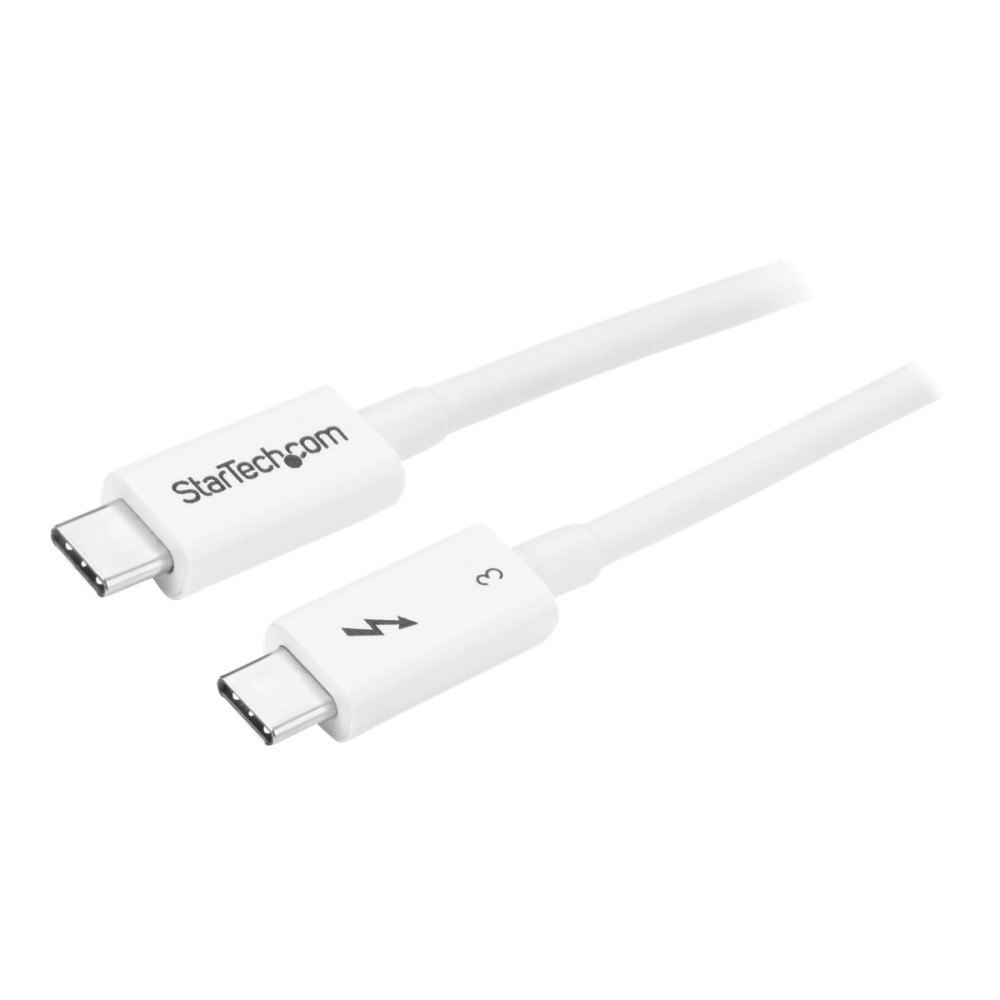 StarTech.com StarTech.com 1.6ft (50cm) Thunderbolt 3 Cable, 40Gbps, 100W PD, 4K/5K Video, Thunderbolt-Certified, Compatible w/ TB4/US...