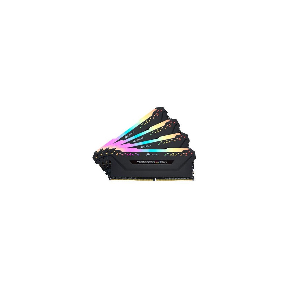 Corsair CORSAIR Vengeance RGB PRO - DDR4 - sats - 32 GB: 4 x 8 GB - DIMM 288-pin - 3200 MHz / PC4-25600 - ej buffrad