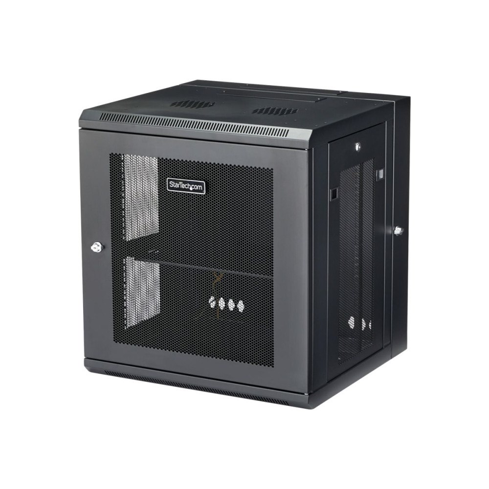 StarTech.com StarTech.com 12U väggmonterat serverrackskåp - upp till 16 tum (40,6 cm) djupt - gångjärnsupphängning - rackmonteringssk...