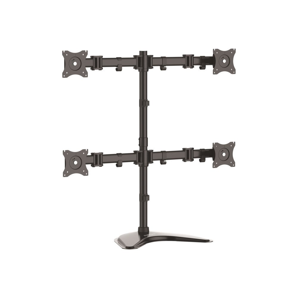 StarTech.com StarTech.com Skrivbordsstativ för fyra skärmar - ledad ställ - för 4 monitorer - svart