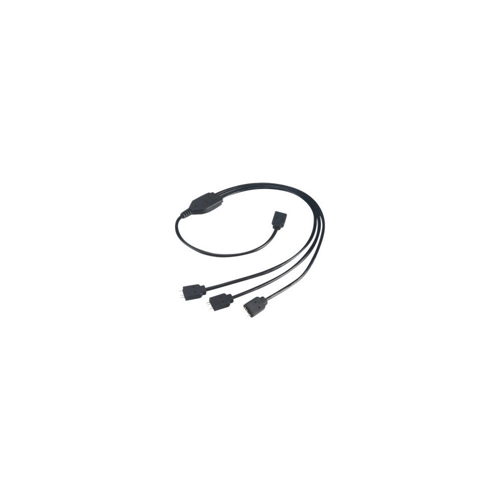 AKASA Akasa AK-CBLD07-50BK - RGB LED-delare - adresserbara RGB LED-anslutningar med 3 stift till adresserbara RGB LED-anslutni...
