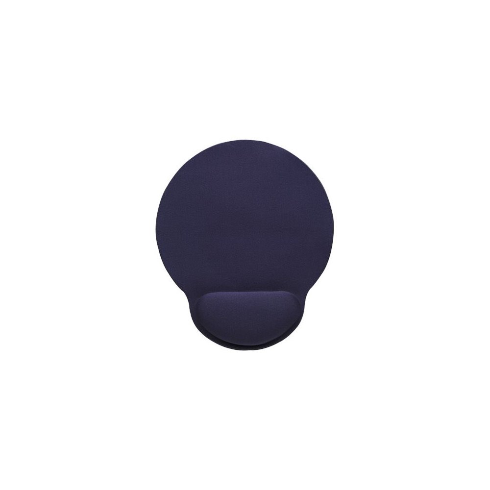 Manhattan Manhattan Wrist Gel Support Pad and Mouse Mat, Blue, 241 x 203 x 40 mm, non slip base, Lifetime Warranty, Card Retail Pa...