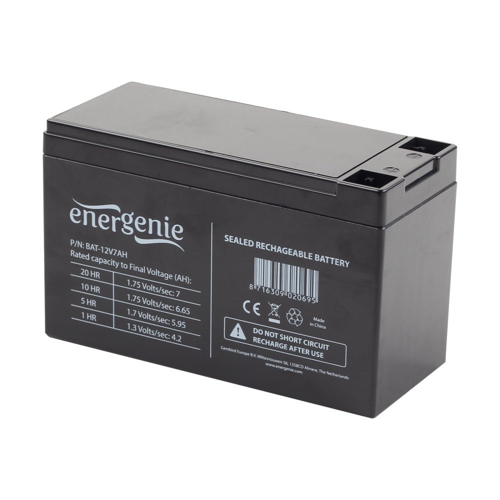 Gembird Gembird BAT-12V7AH - UPS-batteri - 7 Ah