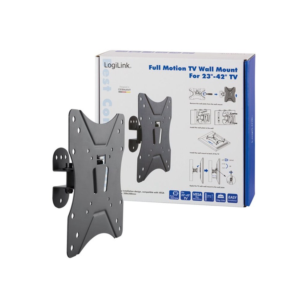 2direct LogiLink Full Motion konsol - för platt panel