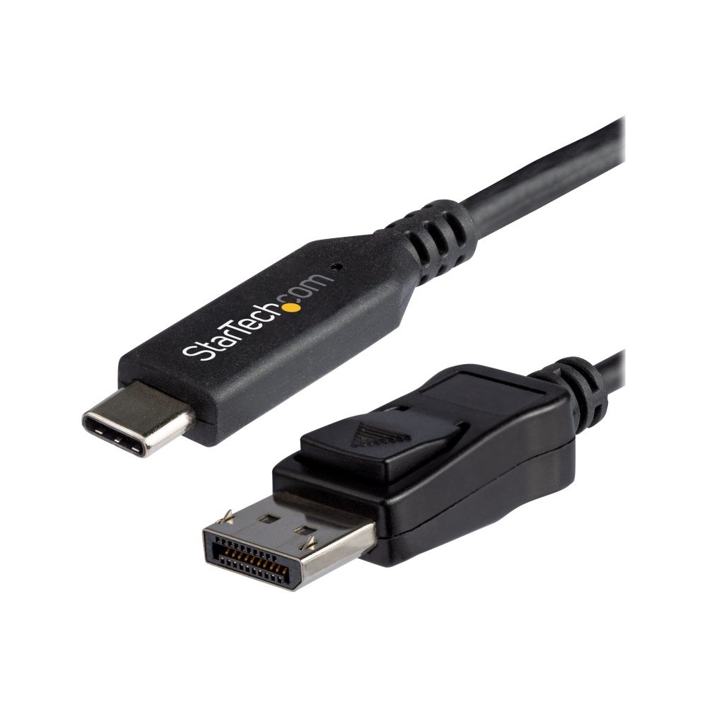 StarTech.com StarTech.com USB C till DisplayPort 1.4-kabel på 1,8 m ‒ videoadapterkonverterare USB Type-C till DP 1.4 Alt-läge för 4K...