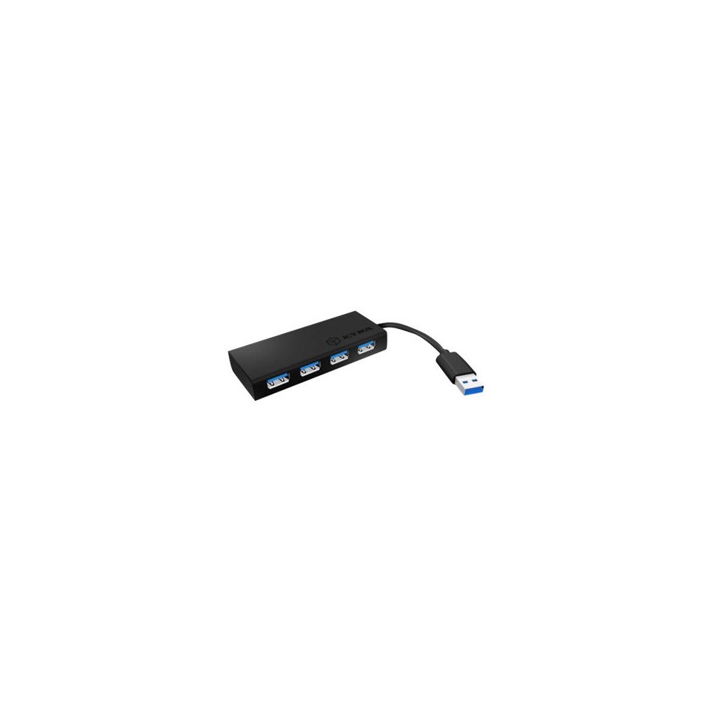 RaidSonic Technology ICY BOX IB-AC6104-B - hubb - 4 portar