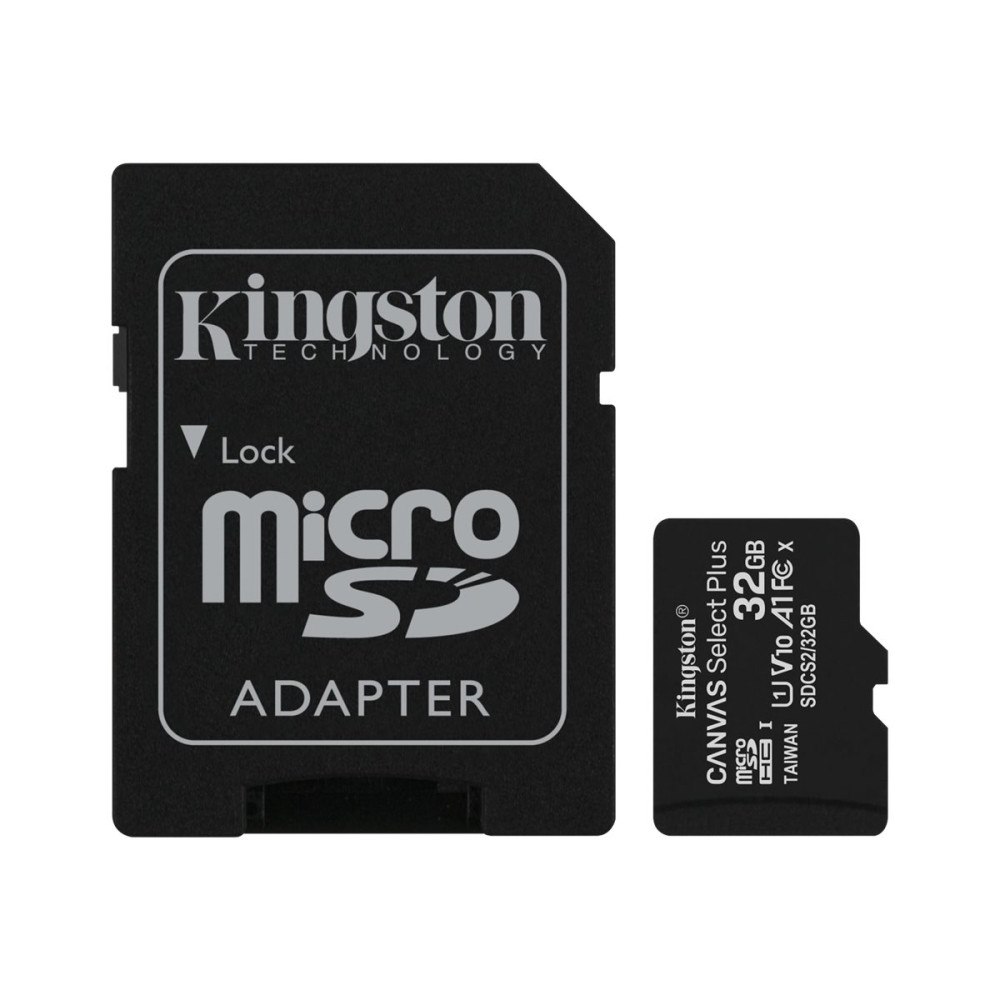 Kingston Technology Kingston Canvas Select Plus - flash-minneskort - 32 GB - microSDHC UHS-I