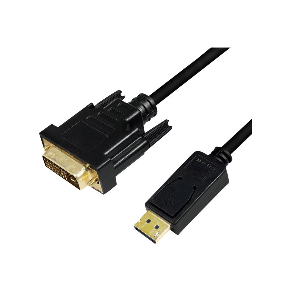 2direct LogiLink - videoadapterkabel - DisplayPort till DVI-D - 1 m
