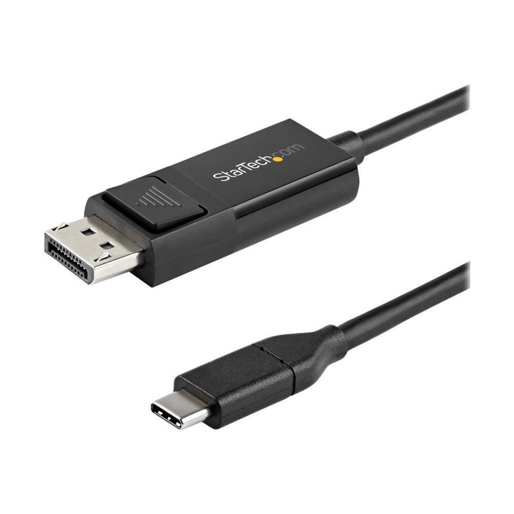 StarTech.com StarTech.com USB C till DisplayPort 1.2-kabel på 2 m för 4K vid 60 Hz ‒ dubbelriktad vändbar videokabeladapter för DP ti...