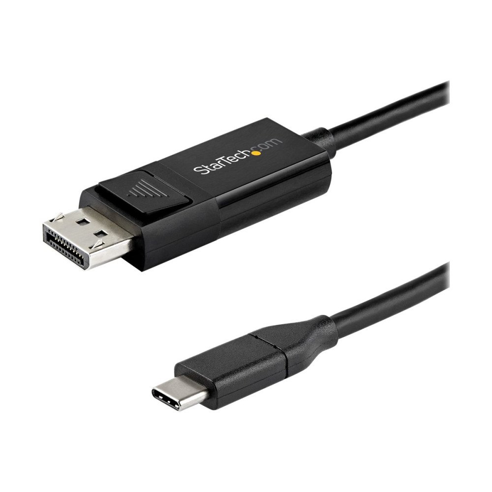 StarTech.com StarTech.com USB C till DisplayPort 1.4-kabel på 2 m för 8K vid 60 Hz/4K ‒ dubbelriktad vändbar videokabeladapter för DP...