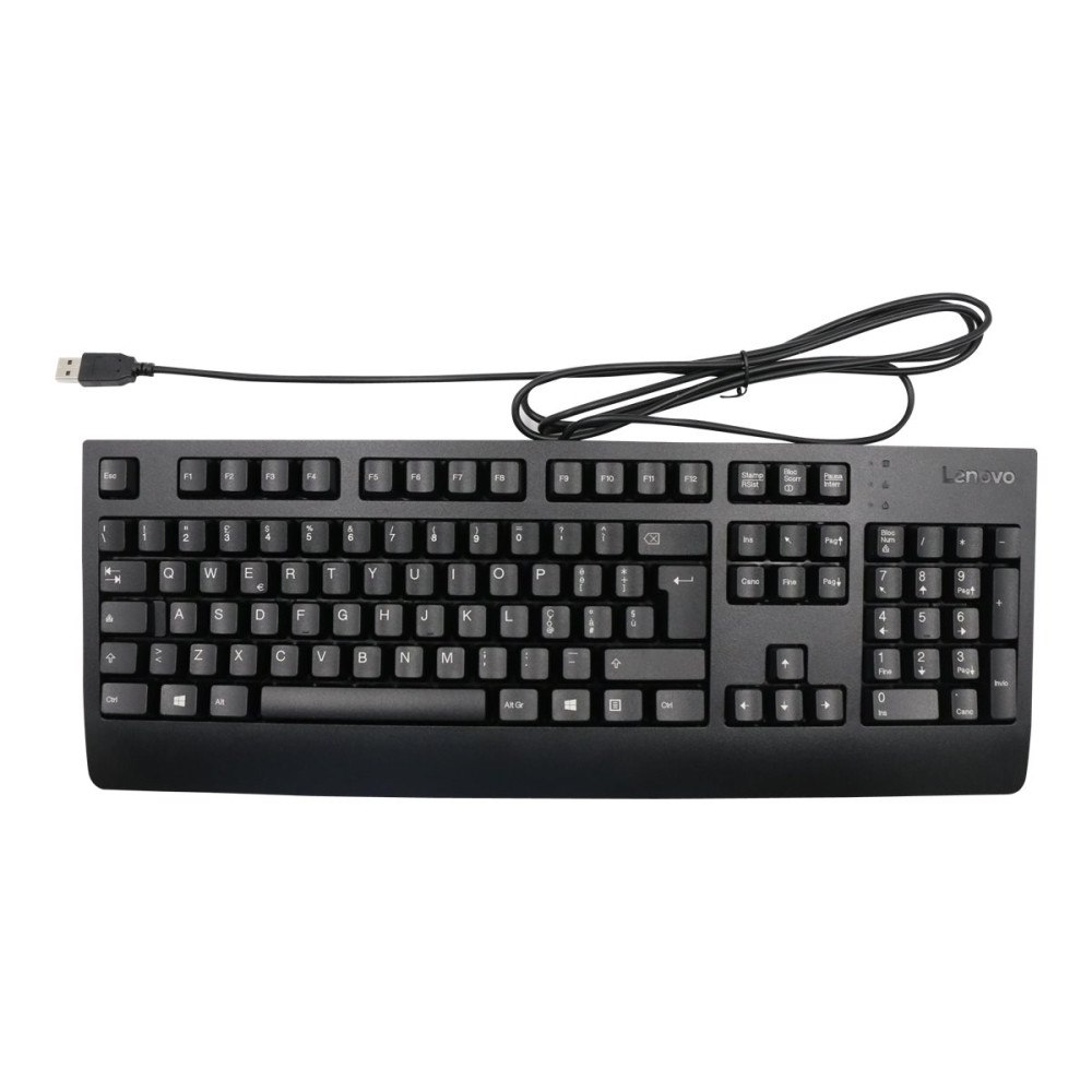 Lenovo Lenovo - tangentbord - QWERTY - italiensk - svart Inmatningsenhet