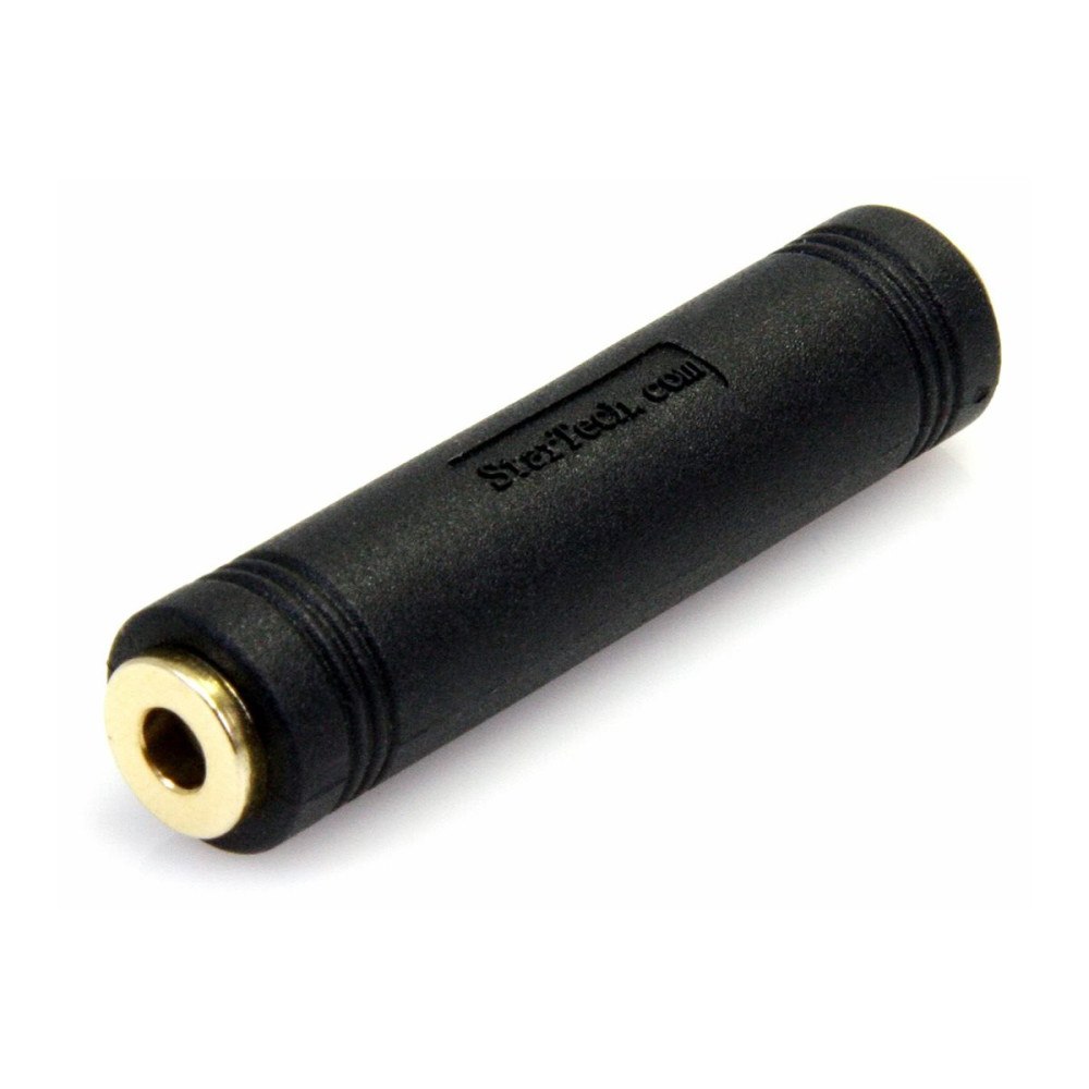 StarTech.com StarTech.com 3.5mm Female to Female Coupler - 3.5mm Audio Coupler - Gold Plated Connectors - Female/Female - Aux Cord Ad...