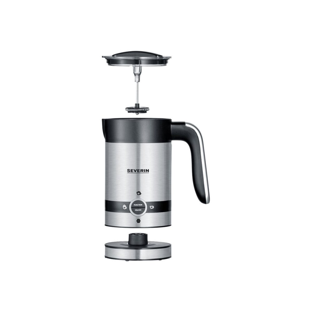 SEVERIN Elektrogeräte GmbH SEVERIN SM3584 - mjölkskummare - mattsvart/borstat rostfritt stål