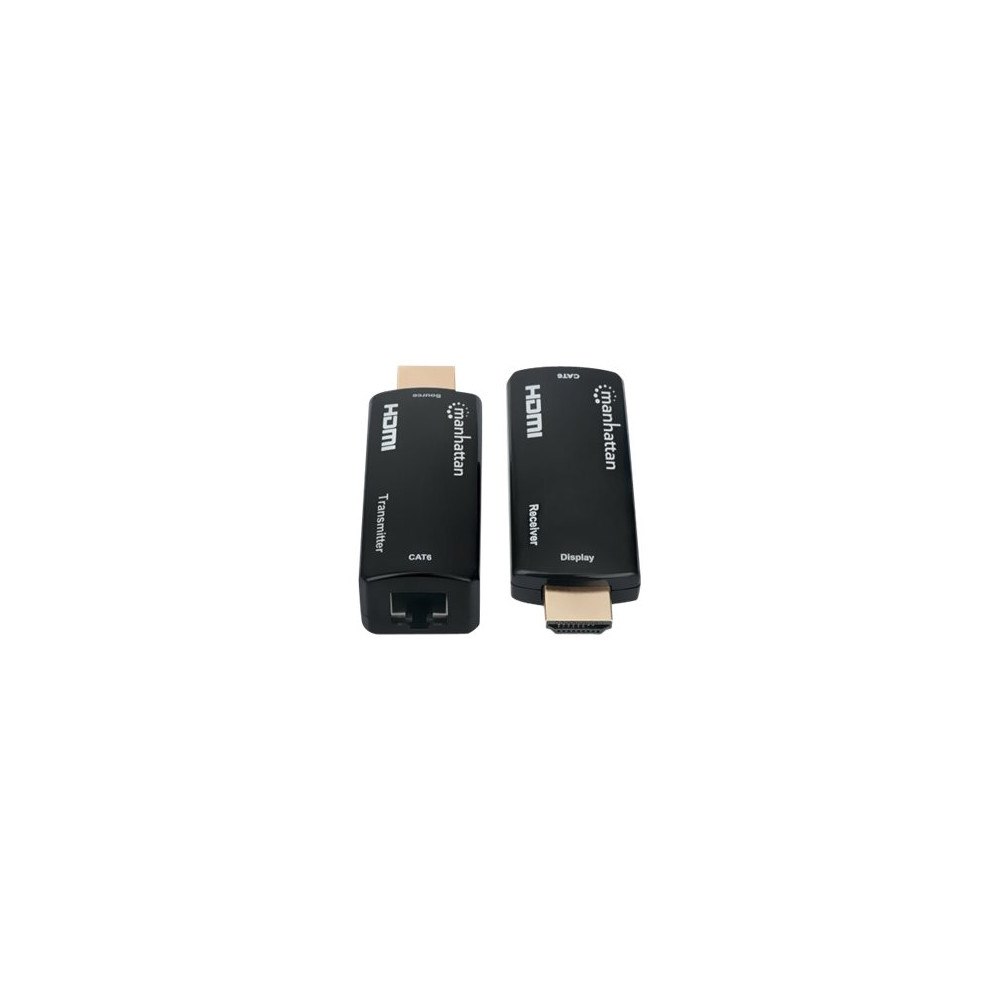 Manhattan Manhattan 1080p@60Hz Compact HDMI over Ethernet Extender Kit, Extends Distances of Signal up to 60m with a Single Cat6 E...
