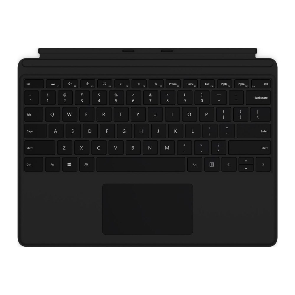 Microsoft Microsoft Surface Pro Keyboard - tangentbord - med pekdyna - tysk - svart Inmatningsenhet