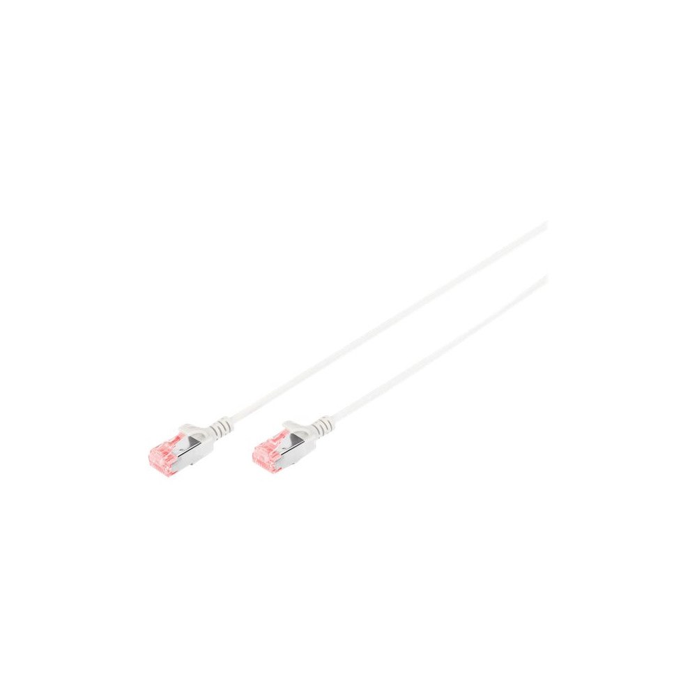 Digitus DIGITUS Slim - patch-kabel - 10 m - grå