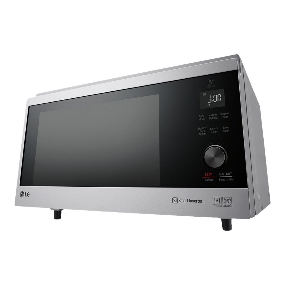 LG Electronics LG NeoChef MJ3965ACS - mikrovågsugn med konvektion och grill - fristående - ädelsilver