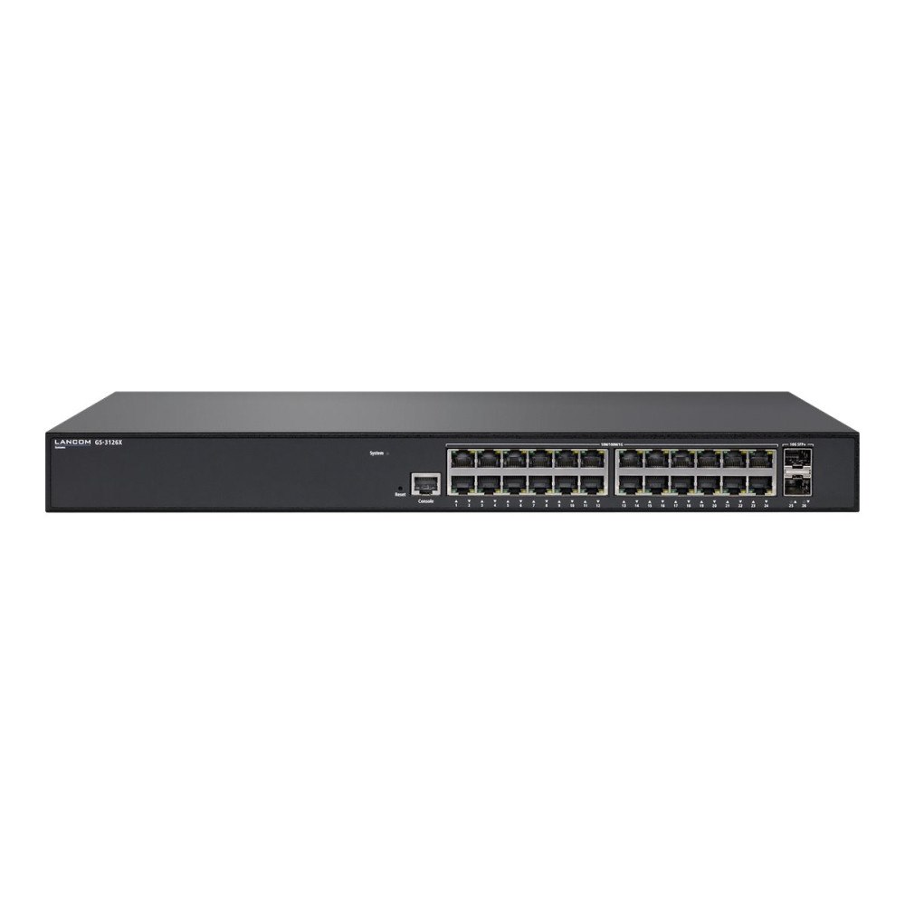 Lancom Systems LANCOM GS-3126X - switch - 24 portar - Administrerad - rackmonterbar