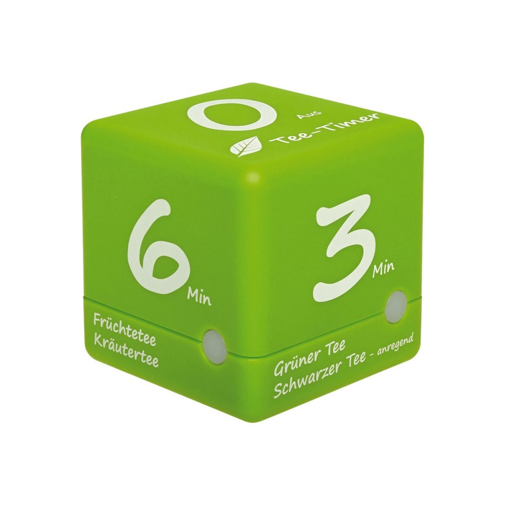 TFA Dostmann TFA Cube Timer - kökstimer - ljusgrön