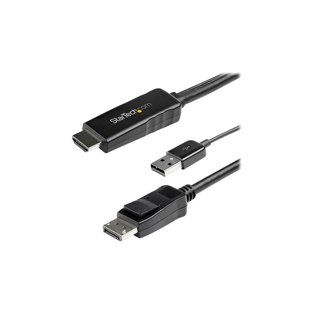 StarTech.com StarTech.com 2 m HDMI till DisplayPort-kabel - 4K 30 Hz - videokabel - DisplayPort / HDMI - 2 m