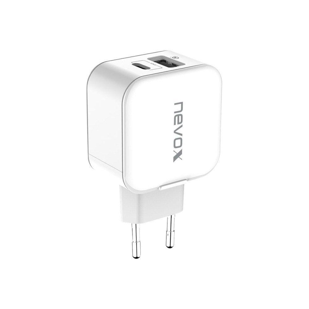 nevox Nevox Homecharger strömadapter - USB, 24 pin USB-C - 18 Watt