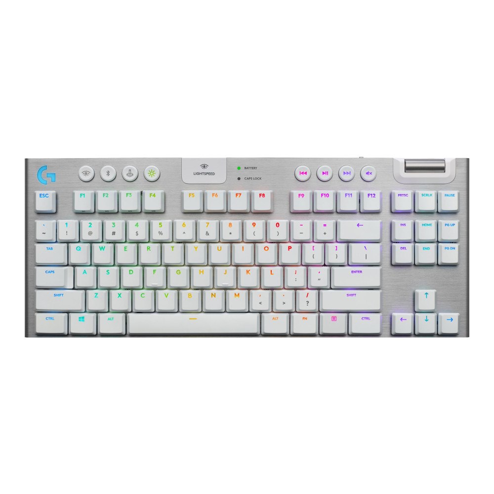 Logitech Logitech G915 TKL Tenkeyless LIGHTSPEED Wireless RGB Mechanical Gaming Keyboard - tangentbord - QWERTY - nordiskt (dansk...