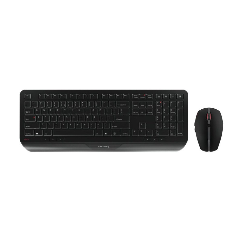 CHERRY CHERRY GENTIX DESKTOP - sats med tangentbord och mus - engelska - svart Inmatningsenhet