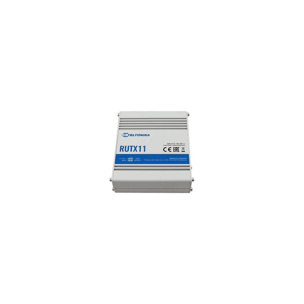 Teltonika Teltonika RUTX11 - trådlös router - WWAN - Bluetooth, Wi-Fi 5 - DIN-skenmonterbar