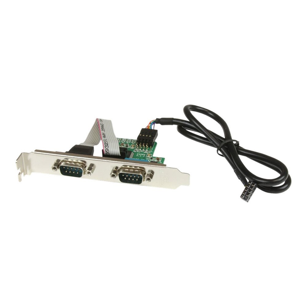 StarTech.com StarTech.com Motherboard Serial Port - Internal - 2 Port - Bus Powered - FTDI USB to Serial Adapter - USB to RS232 Adapt...