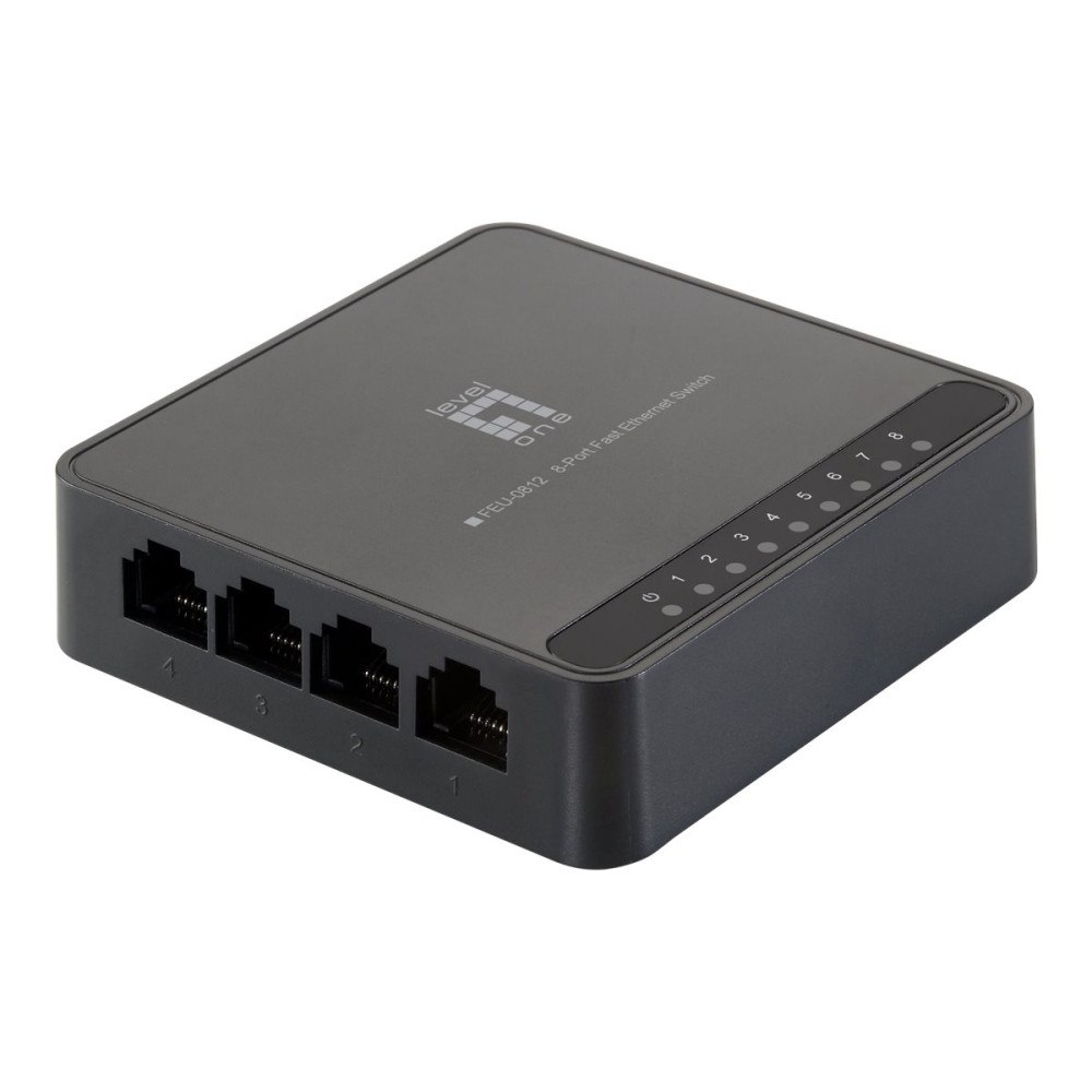 LevelOne LevelOne FEU-0812 - switch - 8 portar - ohanterad