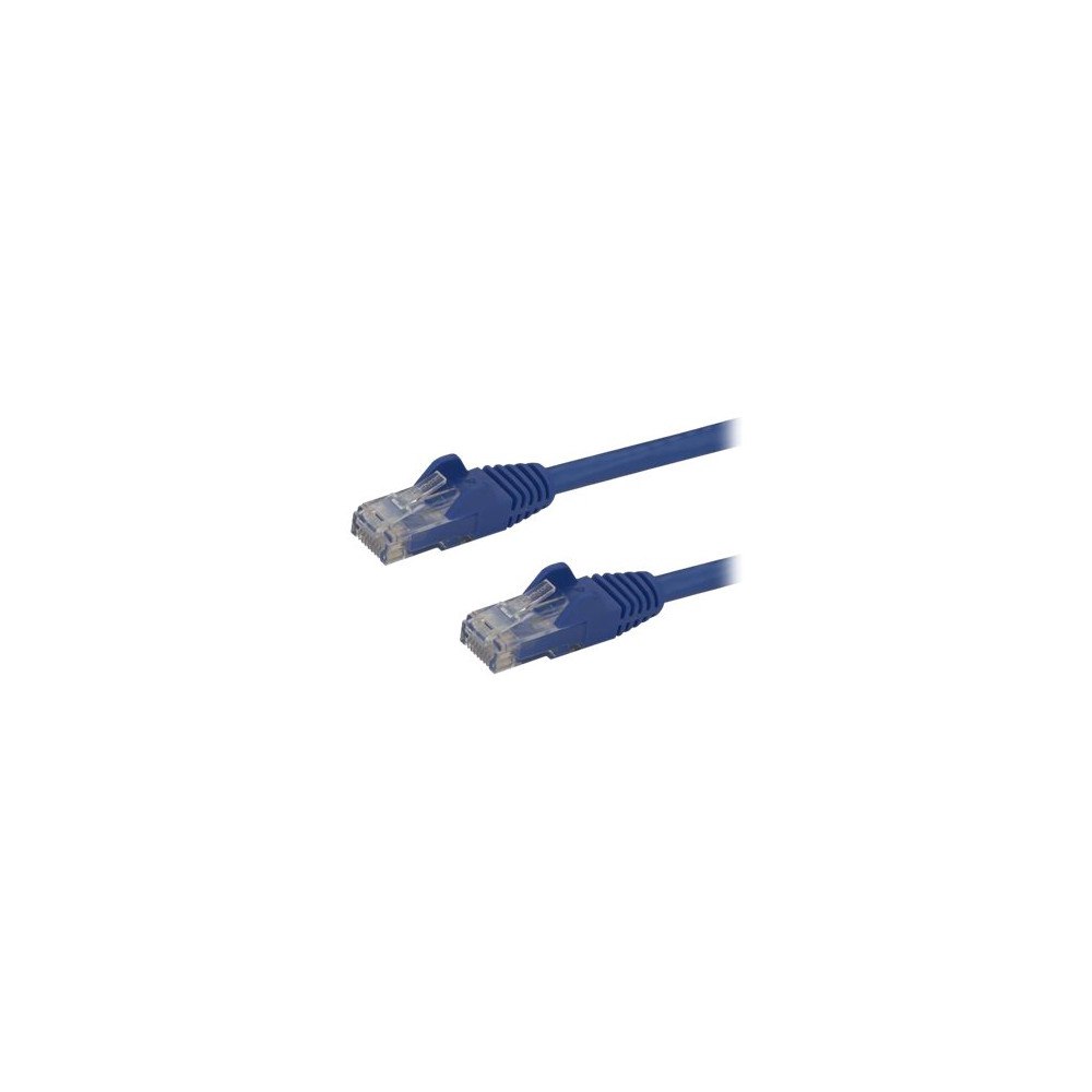 StarTech.com StarTech.com Cat6 patchkabel med hakfria RJ45-kontakter - 30,4 m, blå - patch-kabel - 30.5 m - blå