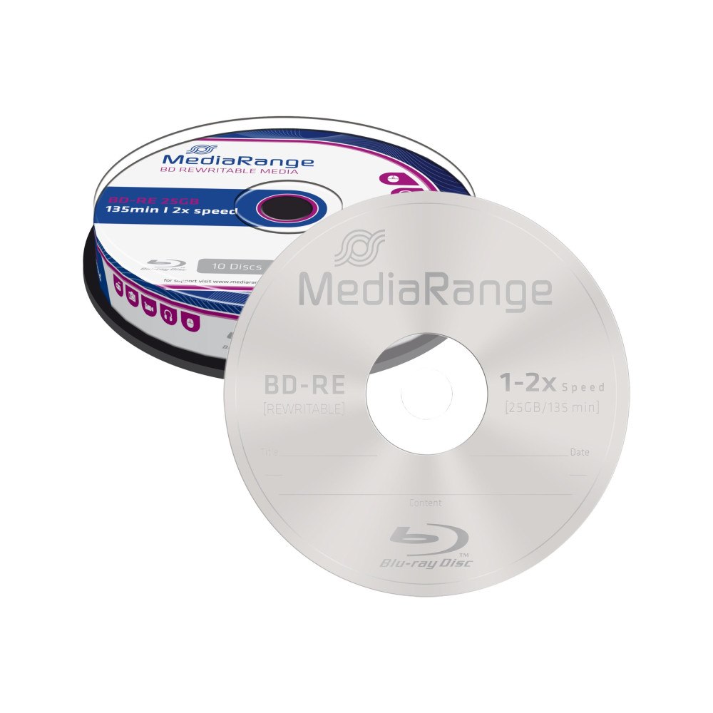MediaRange MediaRange - BD-RE x 10 - 25 GB - lagringsmedier