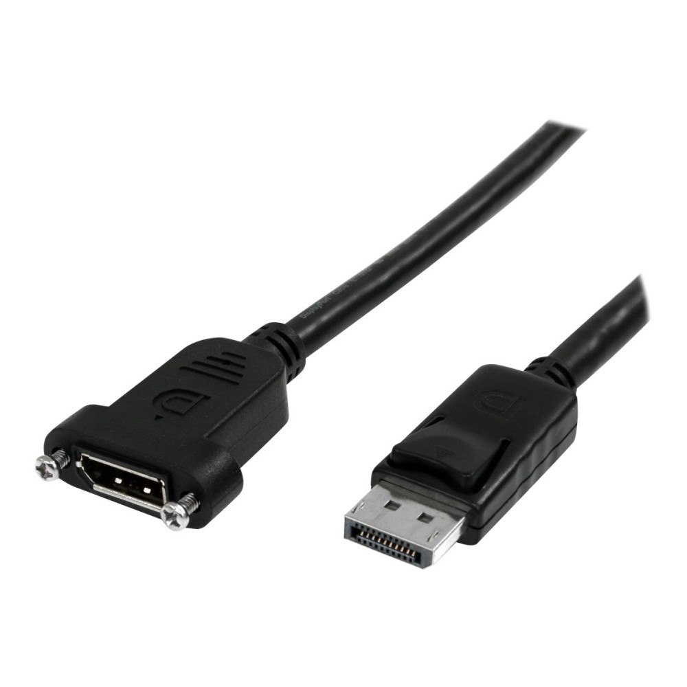 StarTech.com StarTech.com 3 ft / 91 cm 20 pin DP DisplayPort Extension Panel Mount Cable - DisplayPort to DisplayPort - Male to Femal...