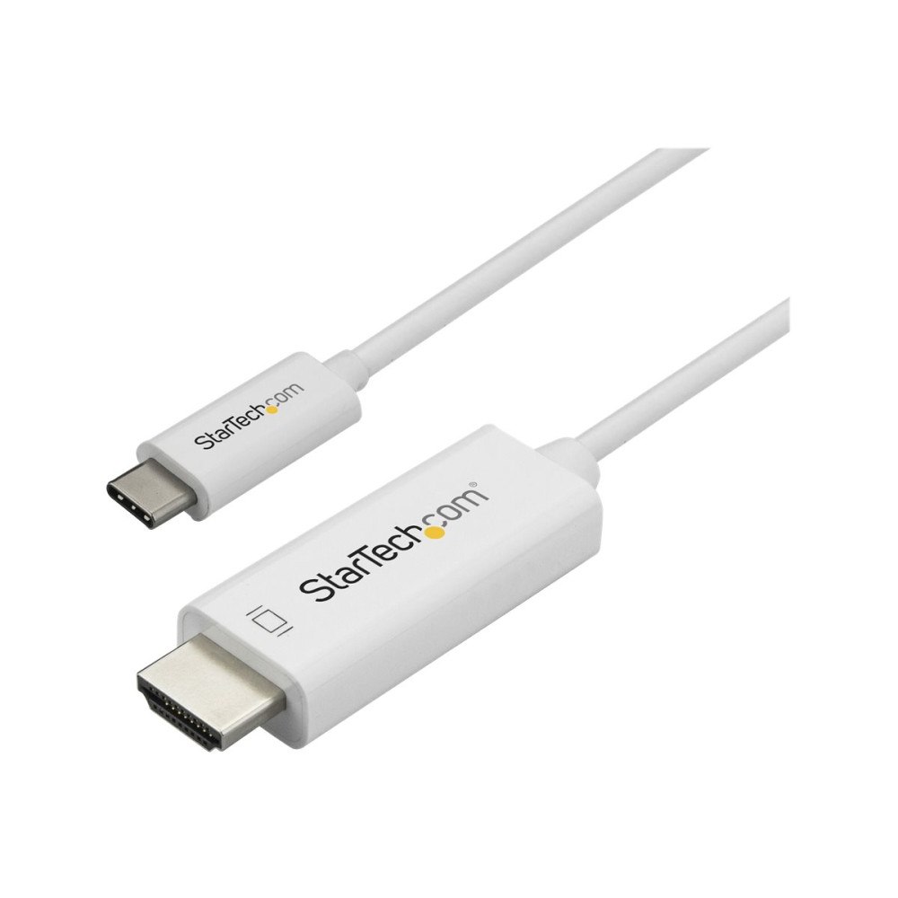 StarTech.com StarTech.com 3ft (1m) USB C to HDMI Cable, 4K 60Hz USB Type C to HDMI 2.0 Video Adapter Cable, Thunderbolt 3 Compatible,...