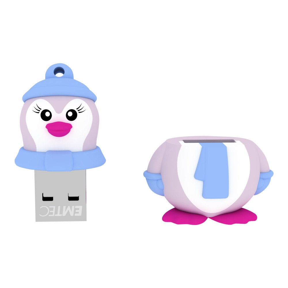 EMTEC International EMTEC Animalitos Marine Range M336 Miss Penguin - USB flash-enhet - 16 GB