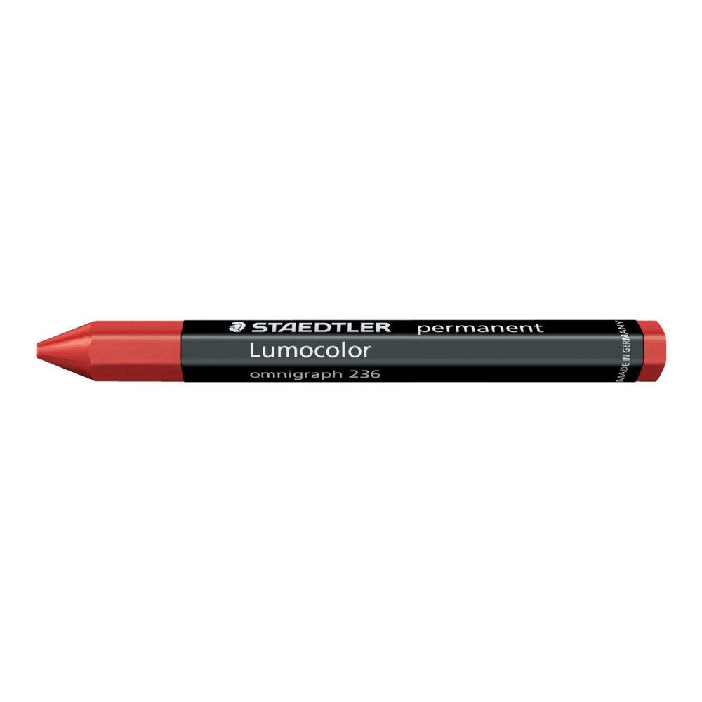 STAEDTLER STAEDTLER Lumocolor omnigraph 236 - färgkrita - röd (paket om 12)