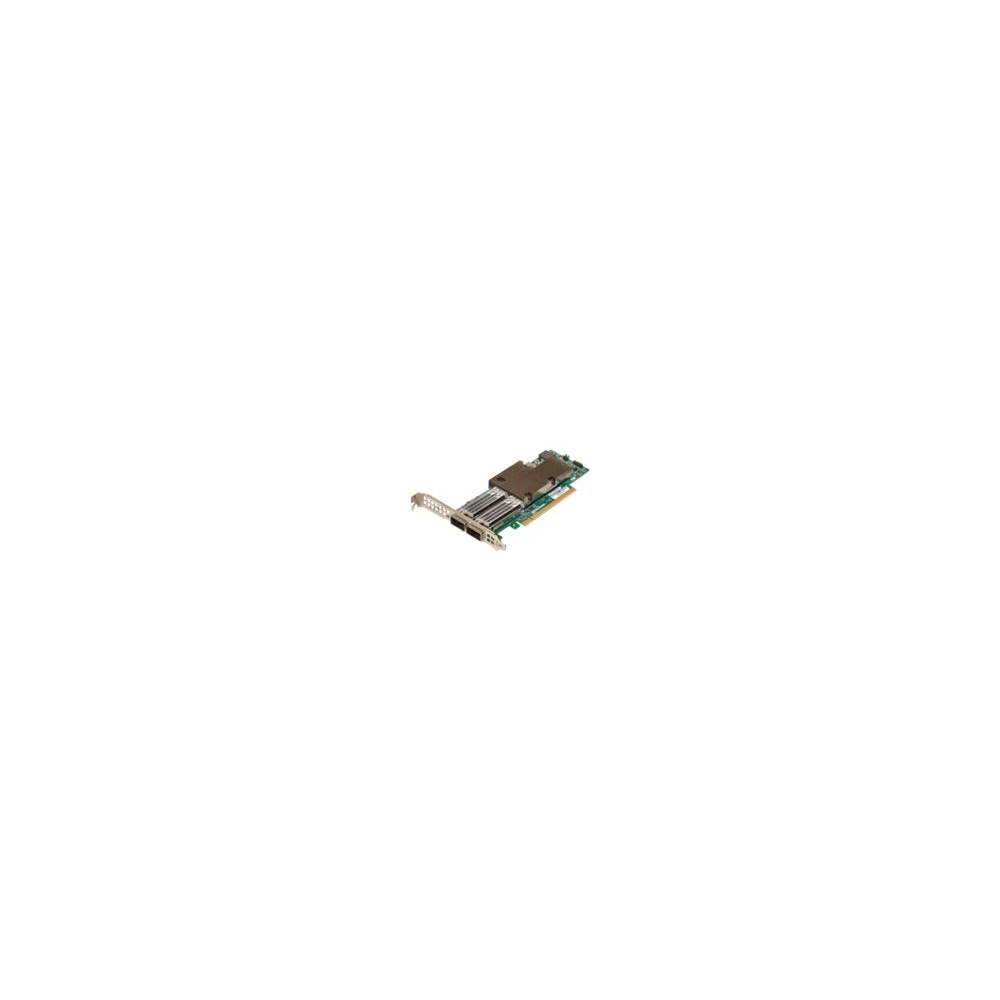 Broadcom Broadcom NetXtreme E-Series P2100G - nätverksadapter - PCIe 4.0 x16 - 100 Gigabit QSFP56 x 2