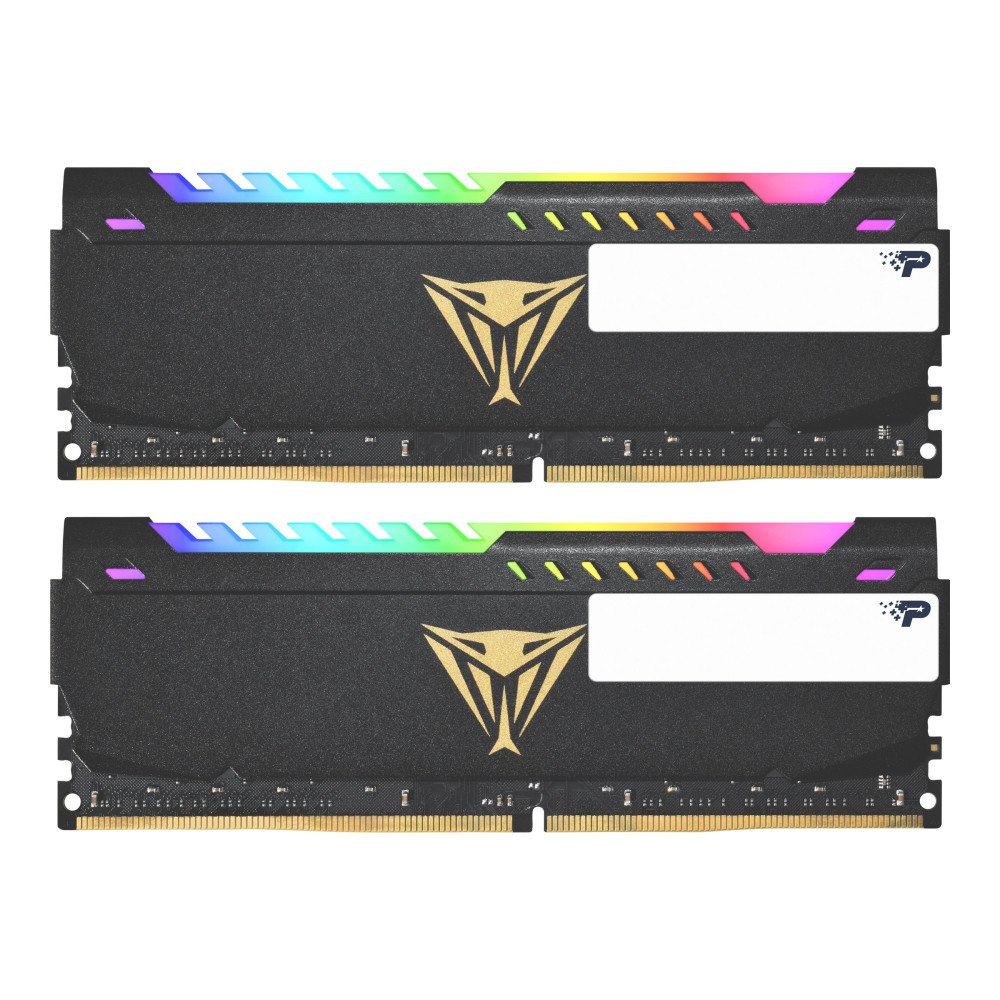 Patriot Memory Patriot Extreme Performance Viper Steel RGB - DDR4 - sats - 32 GB: 2 x 16 GB - DIMM 288-pin / PC4-25600 - ej buffrad