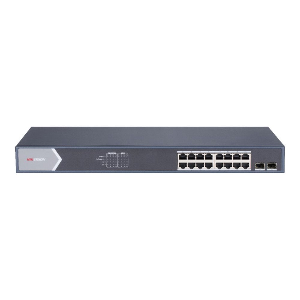 Hikvision Digital Technology Hikvision Smart Managed Series DS-3E1518P-SI - switch - 16 portar - smart