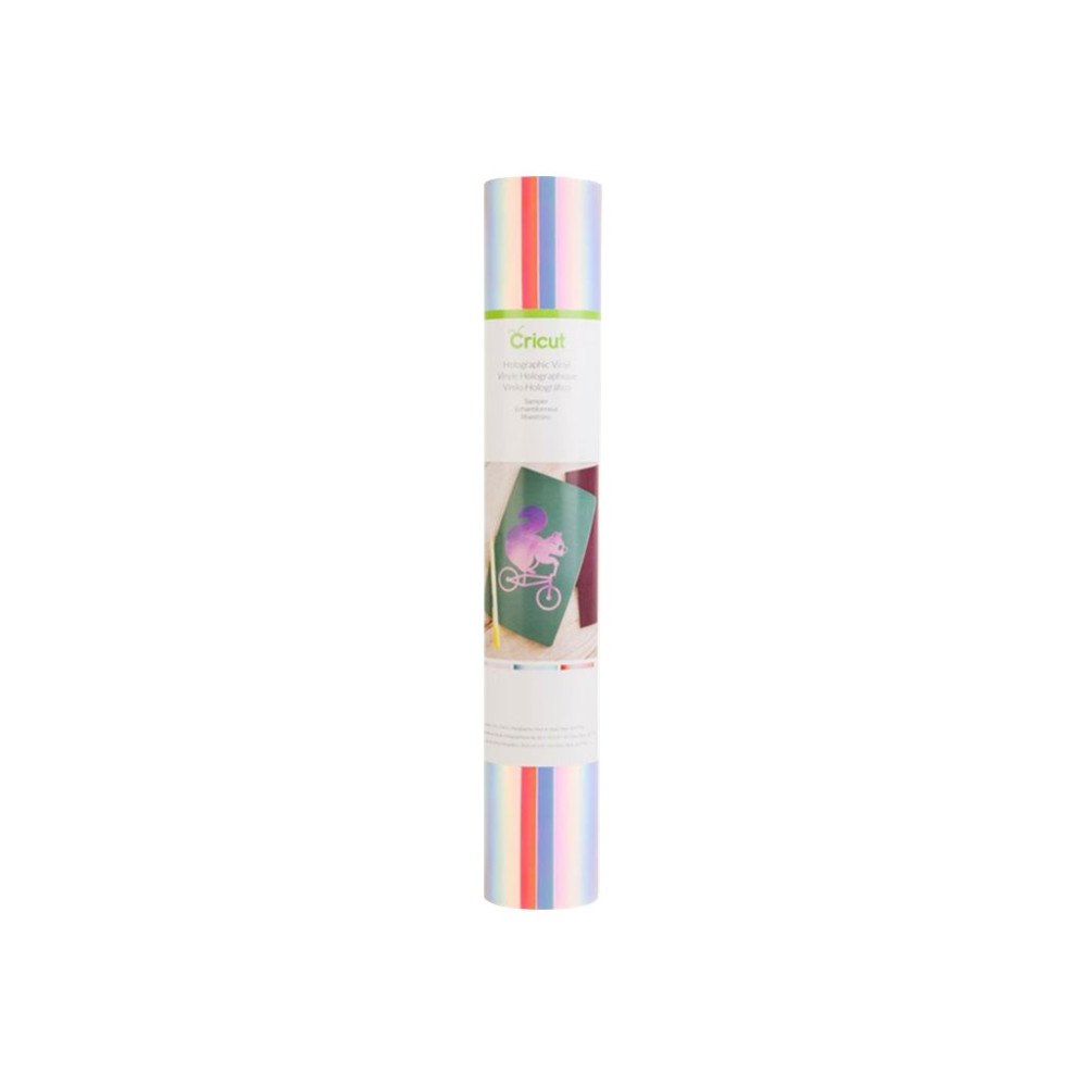 Cricut Cricut - hantverksmaterial - 30.5 x 61 cm - 3 ark - holographic orange, holographic green, holographic brown - vinyl
