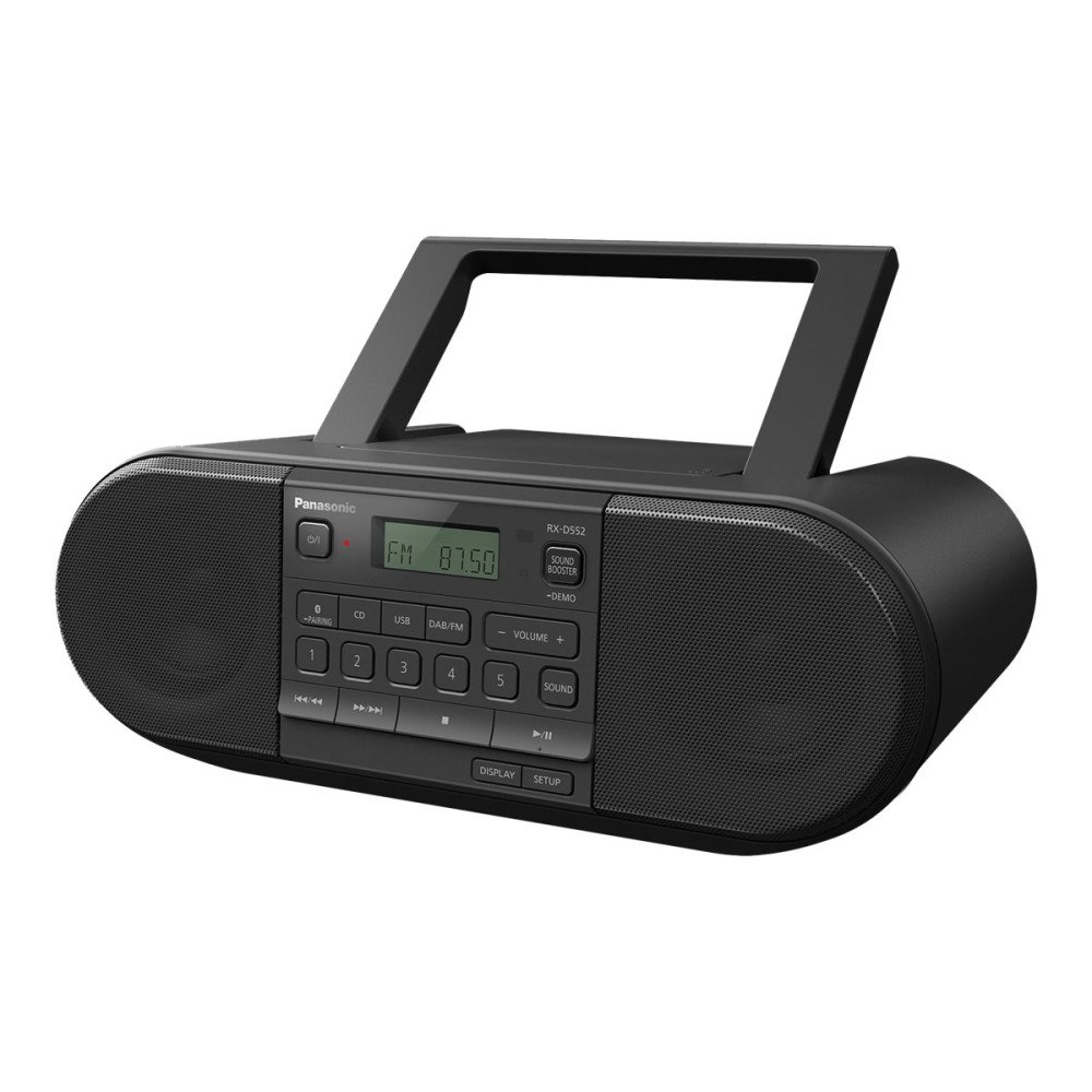 Panasonic Panasonic-RX-D552 - bärbar DAB-radio - CD, USB-radio, Bluetooth