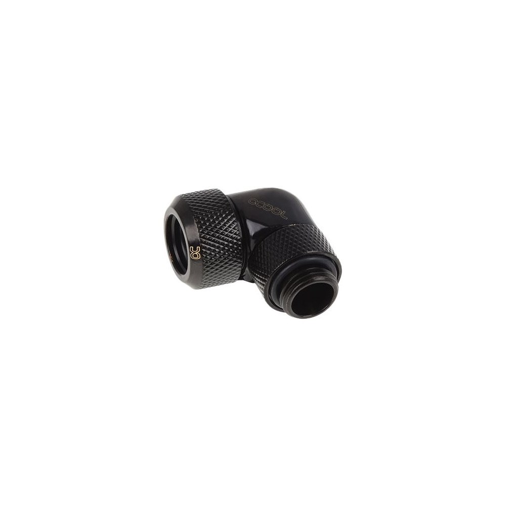 Alphacool Alphacool Eiszapfen 13 mm HardTube compression fitting 90° rotatable G1/4 - vinkelfäste för vätskekylningssystem