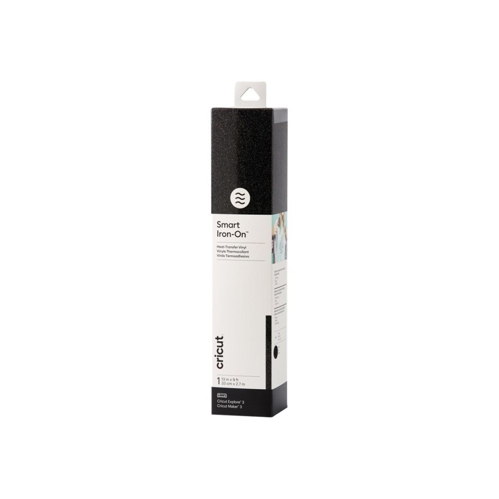 Cricut Cricut Smart Iron-On - hantverksmaterial - 33 cm x 2.7 m - svart - vinyl
