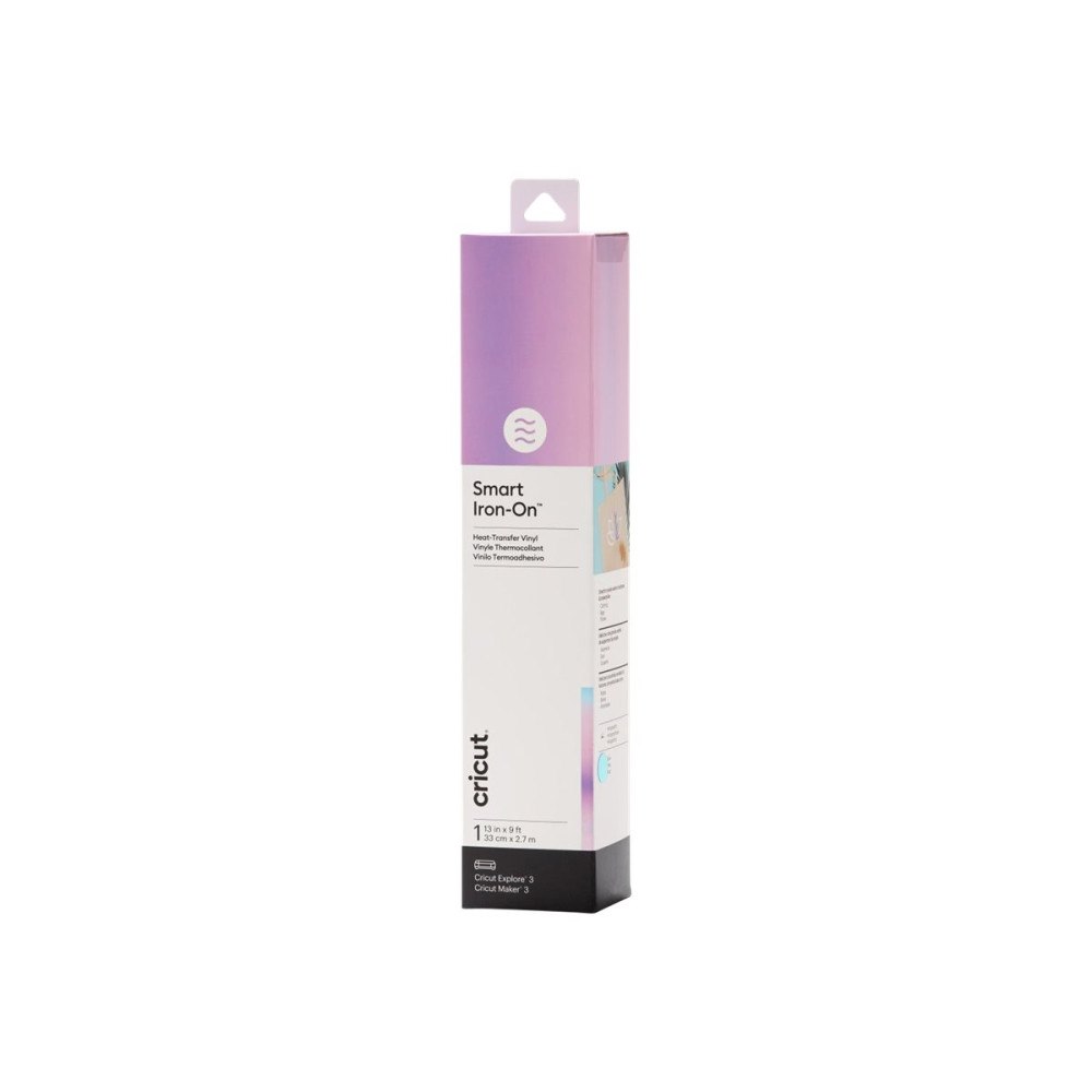 Cricut Cricut Smart Iron-On - hantverksmaterial - 33 cm x 2.7 m - holographic blue - vinyl