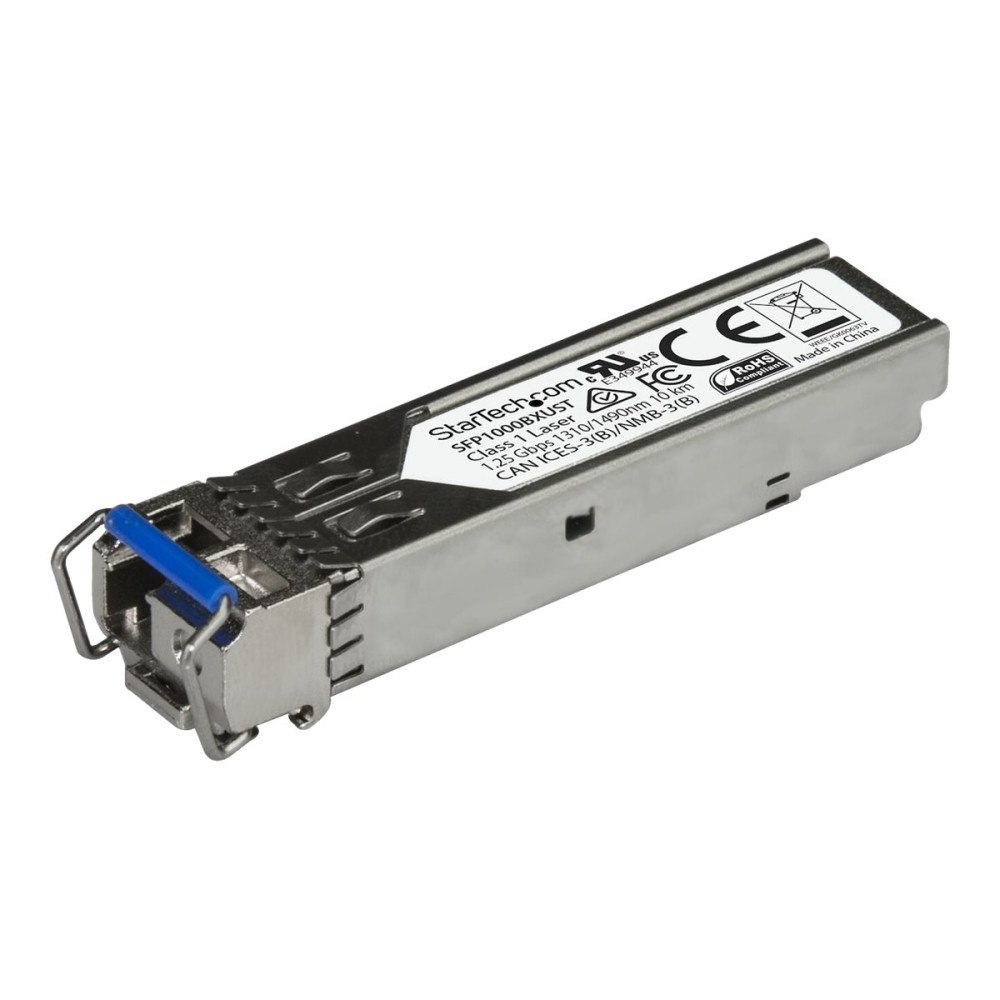 StarTech.com StarTech.com MSA Uncoded SFP Module, 1000BASE-BX, 1 Gigabit Ethernet Bi-Directional (BiDi) Fiber Single Strand SFP Trans...