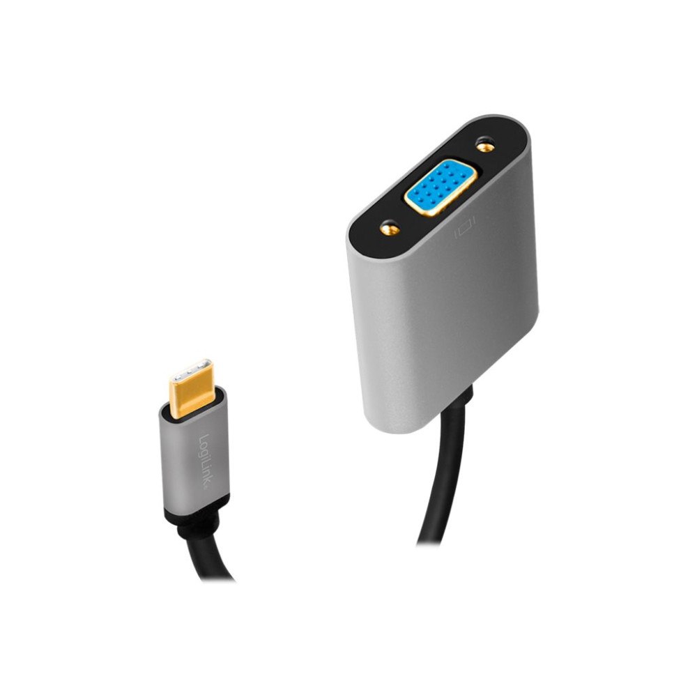2direct LogiLink - USB/VGA-adapter - USB-C till HD-15 (VGA) - 15 cm