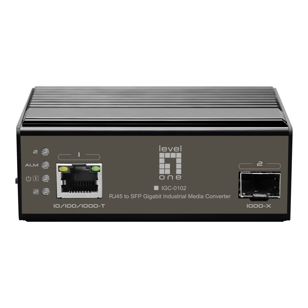 LevelOne LevelOne IGC-0102 - fibermediekonverterare - 10Mb LAN, 100Mb LAN, 1GbE